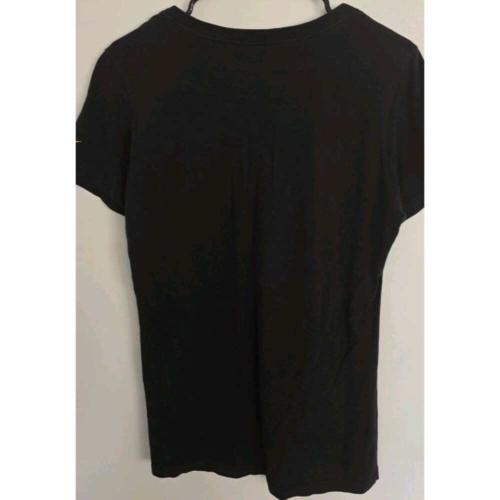 Nike NFL Pittsburgh Steelers Wordmark V-Neck T-Shirt Black Women's Large L - Picture 5 of 6
